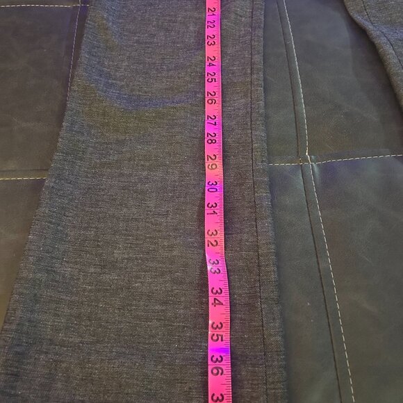 Express "columnist" gray bootcut dress pants, woman's 8S - Picture 9 of 11